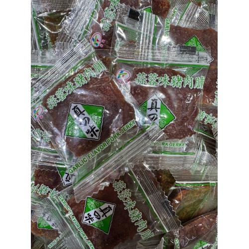 蒜蓉豬肉乾 【塊】